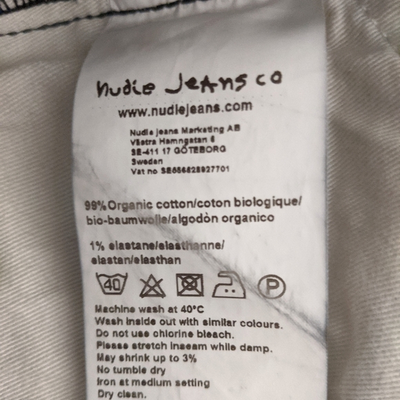 Nudie Jeans Men's Thin Finn Slim Fit Jeans - Picture 9 of 13